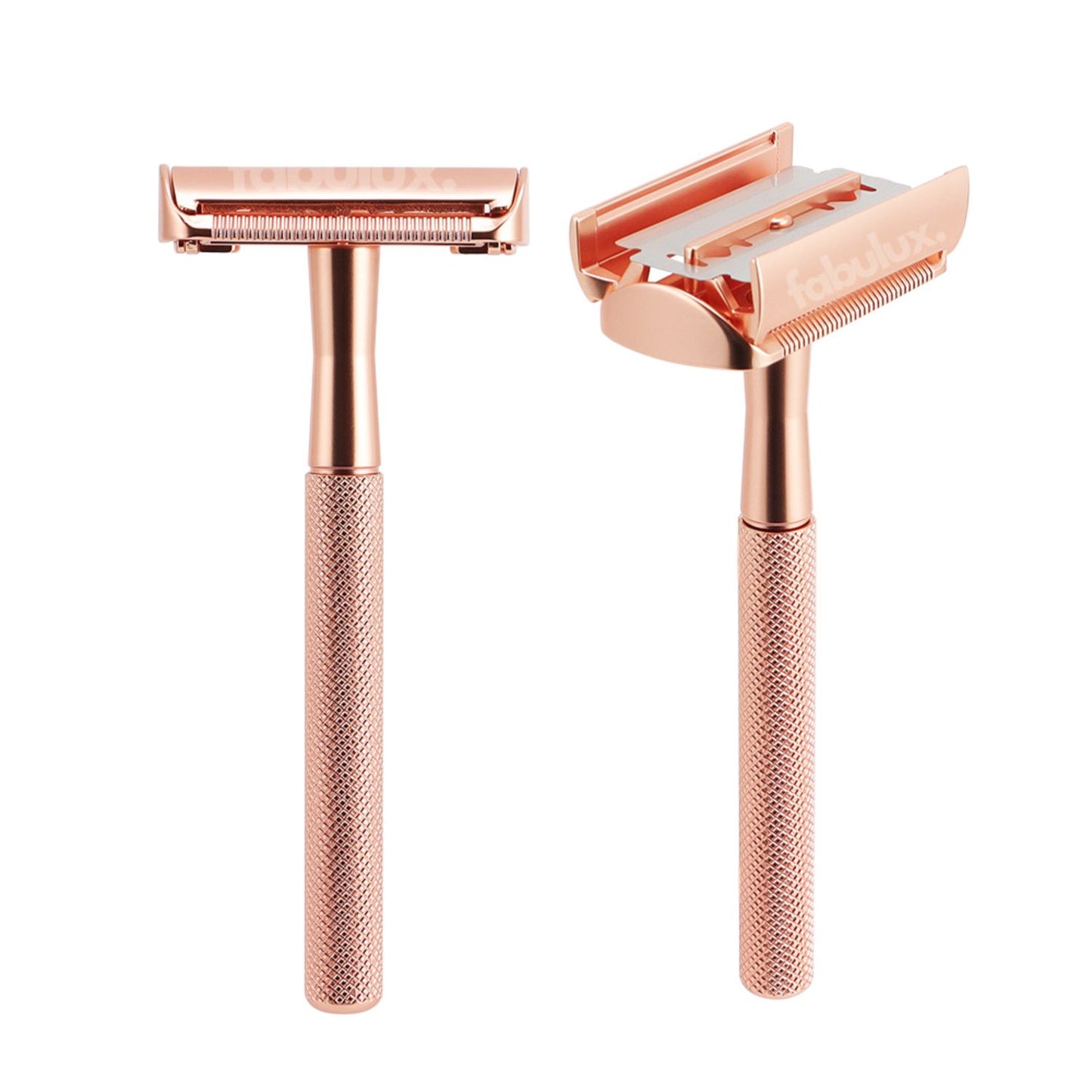 Women's Single Blade Safety Razor - Metal Reusable Razor for Sensitive Skin & Legs
